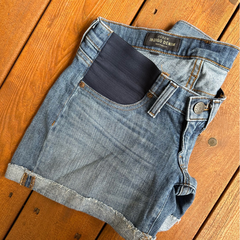 J. Crew Maternity Denim Shorts 27